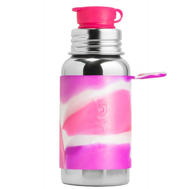 Pura Sportflasche 550ml pink swirl Pura