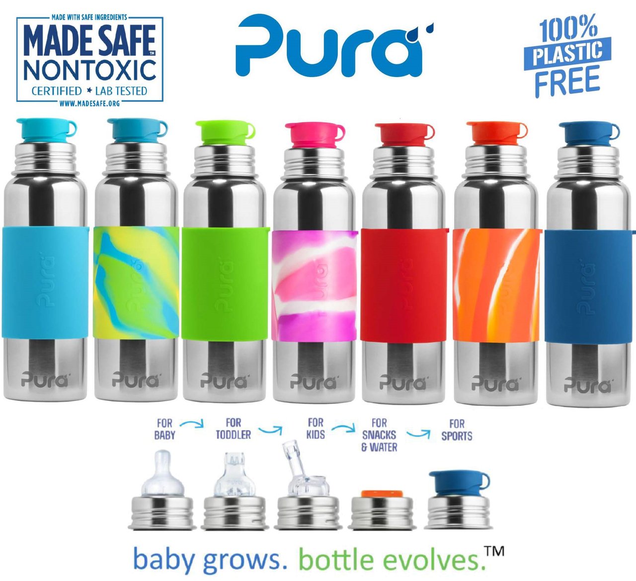 Pura Sportflasche 850 ml - Familienbande