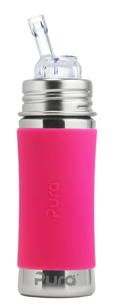 Pura Trinkhalmfalsche 325ml pink Pura