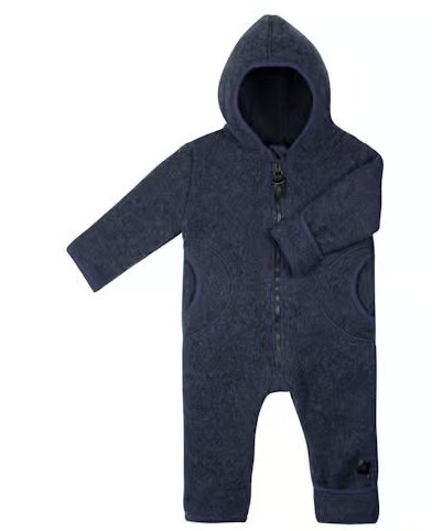 Pure Pure Woll-Fleece-Overall - marine purepure