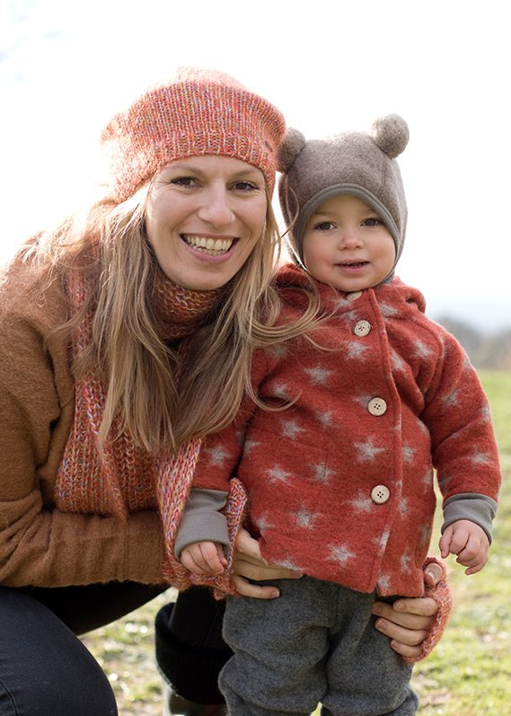 Pure Pure Wollwalk-Hose Grau Melange purepure