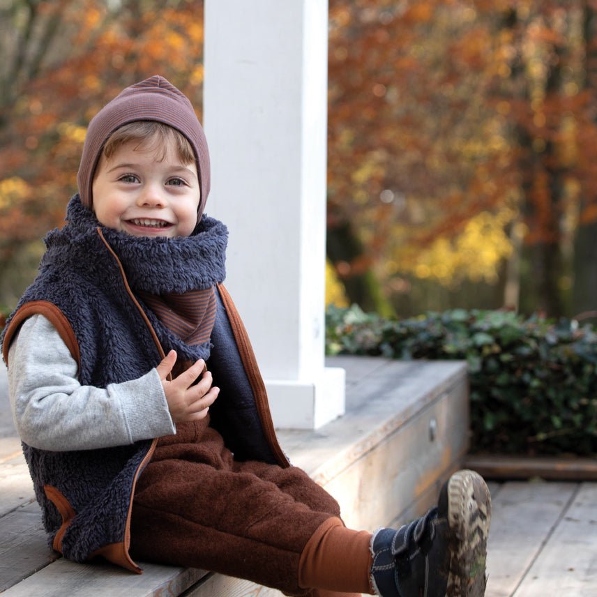 Pure Pure Wollwalk-Hose Grau Melange purepure