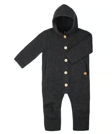 Pure Pure Wollwalk Overall - anthrazit recycled purepure