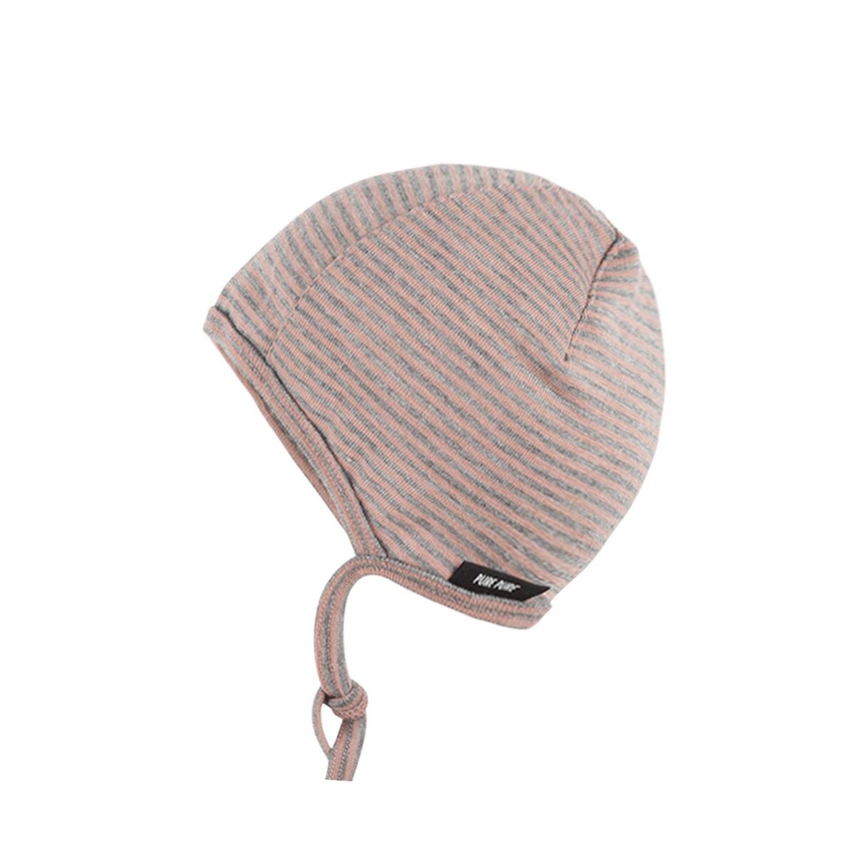 PurePure Baby Mützchen grau-misty rose purepure
