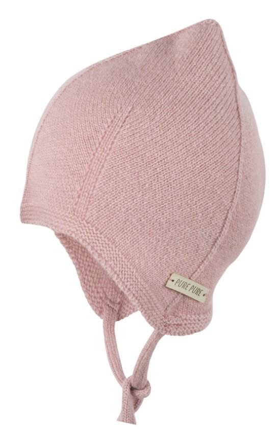 PurePure Baby-Mützchen Kaschmir/Merino - rosa purepure