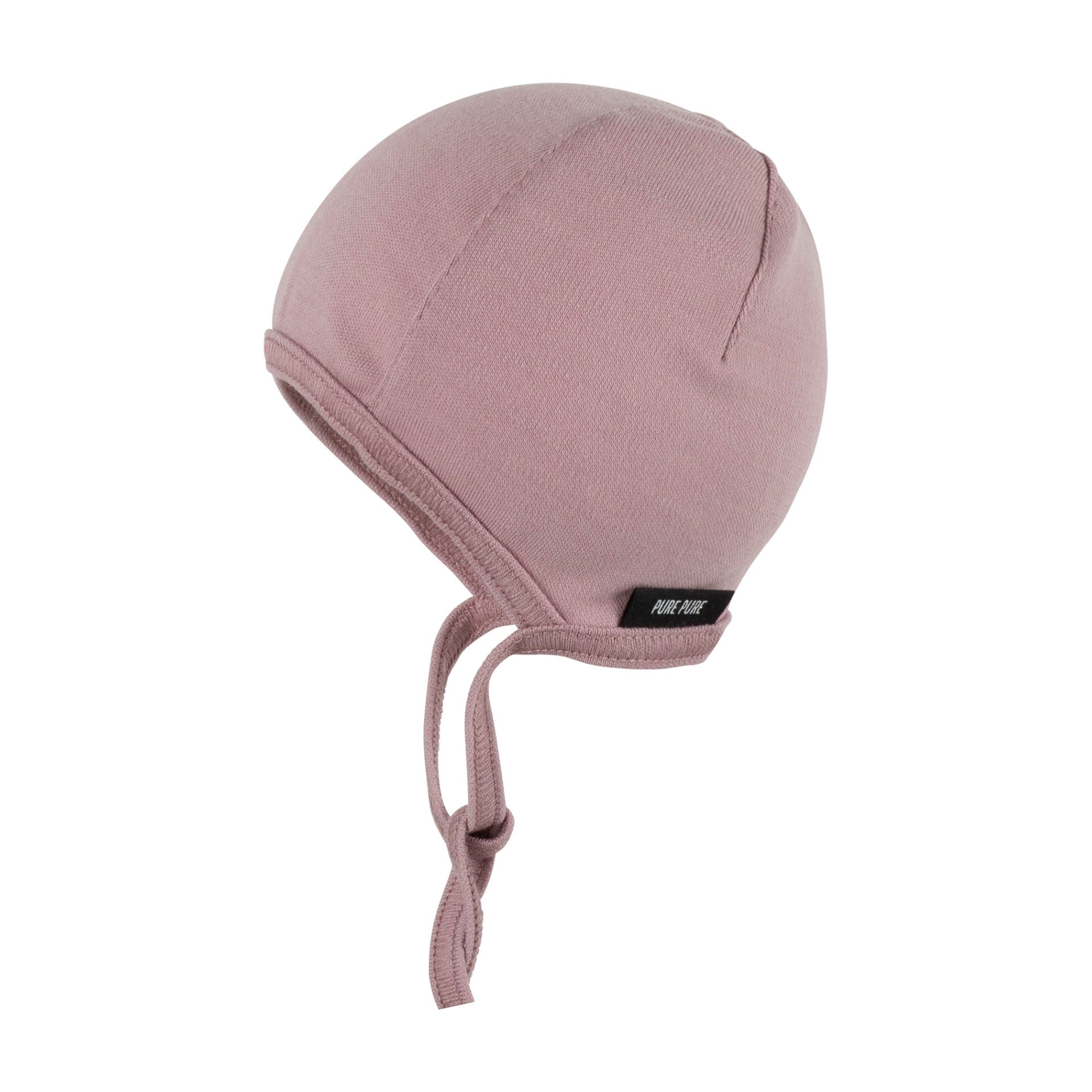 PurePure Erstlingsmütze - mauve purepure
