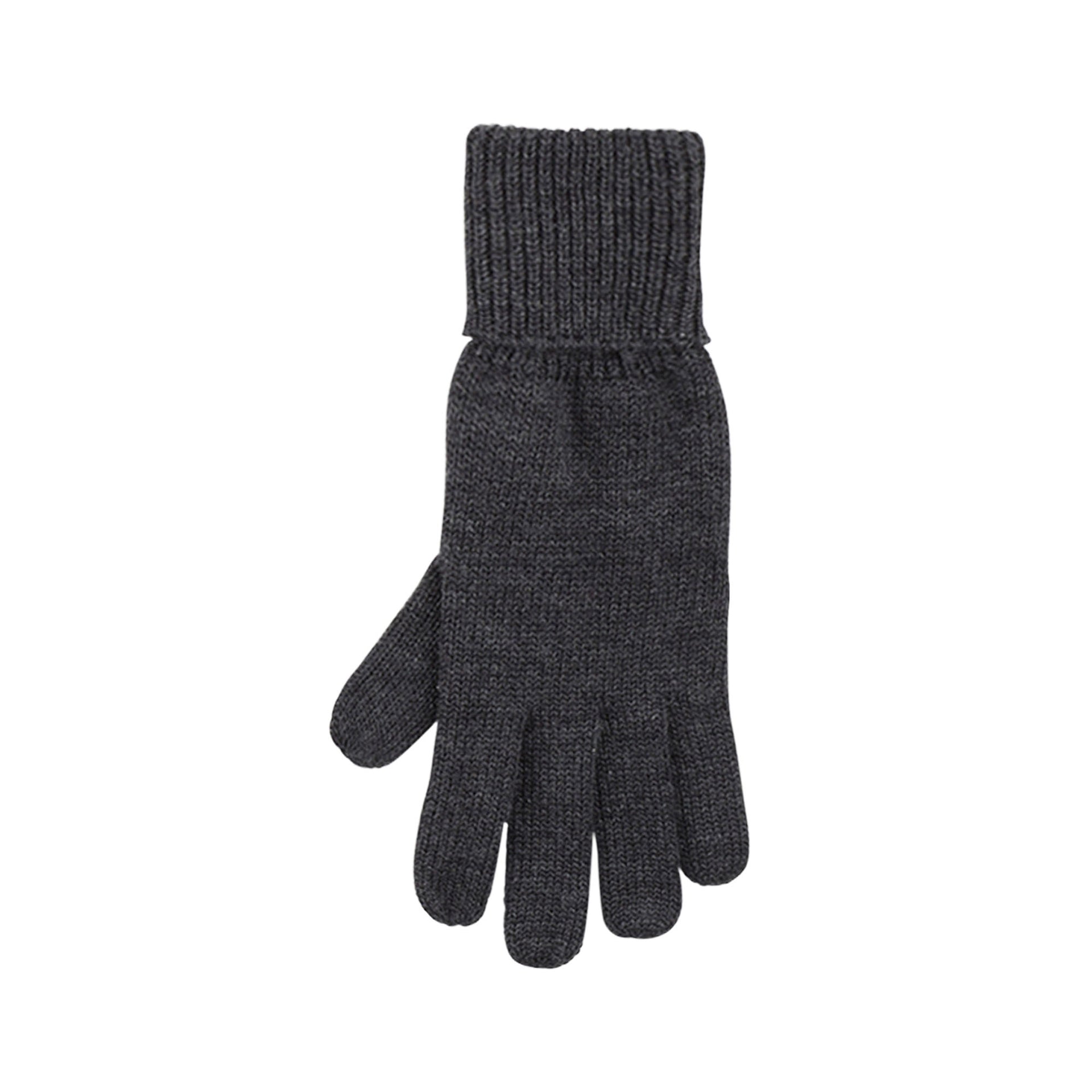 PurePure Erwachsenen Finger-Handschuhe Merino - anthrazit - Familienbande