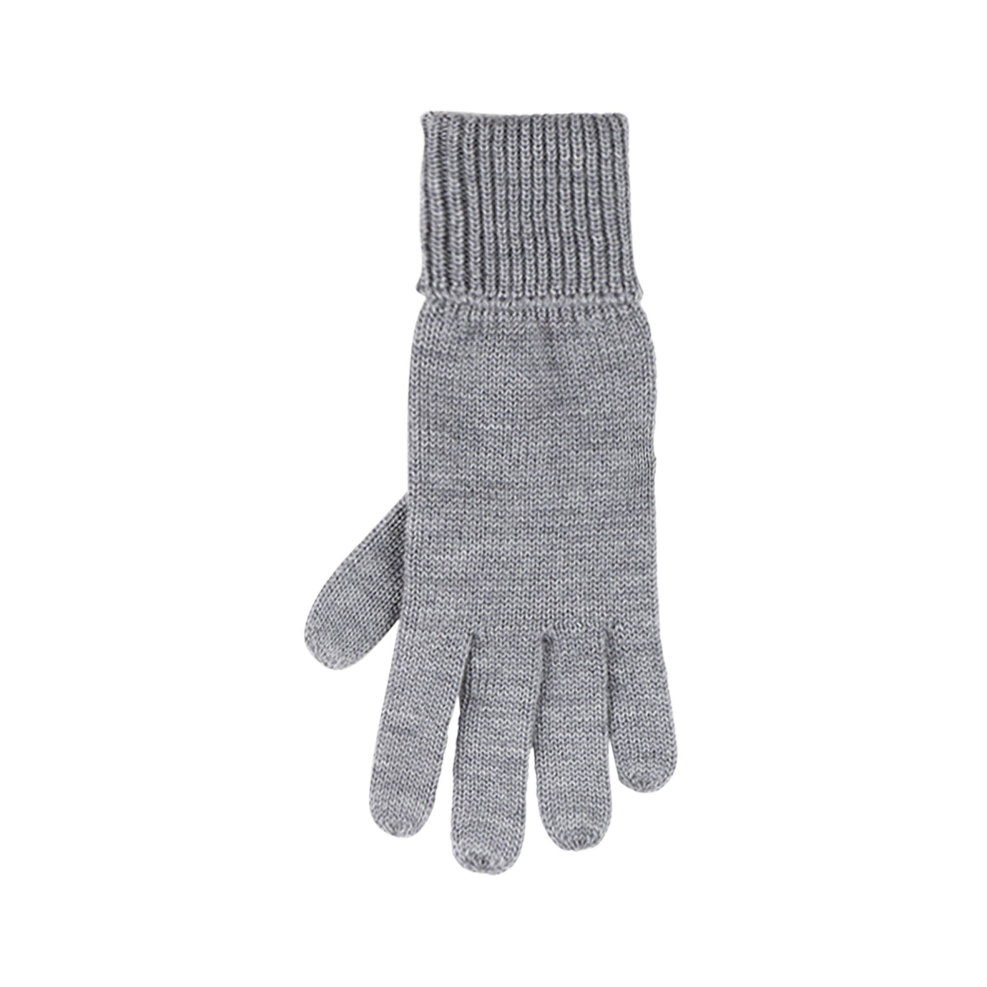 PurePure Erwachsenen Finger-Handschuhe Merino - grau purepure