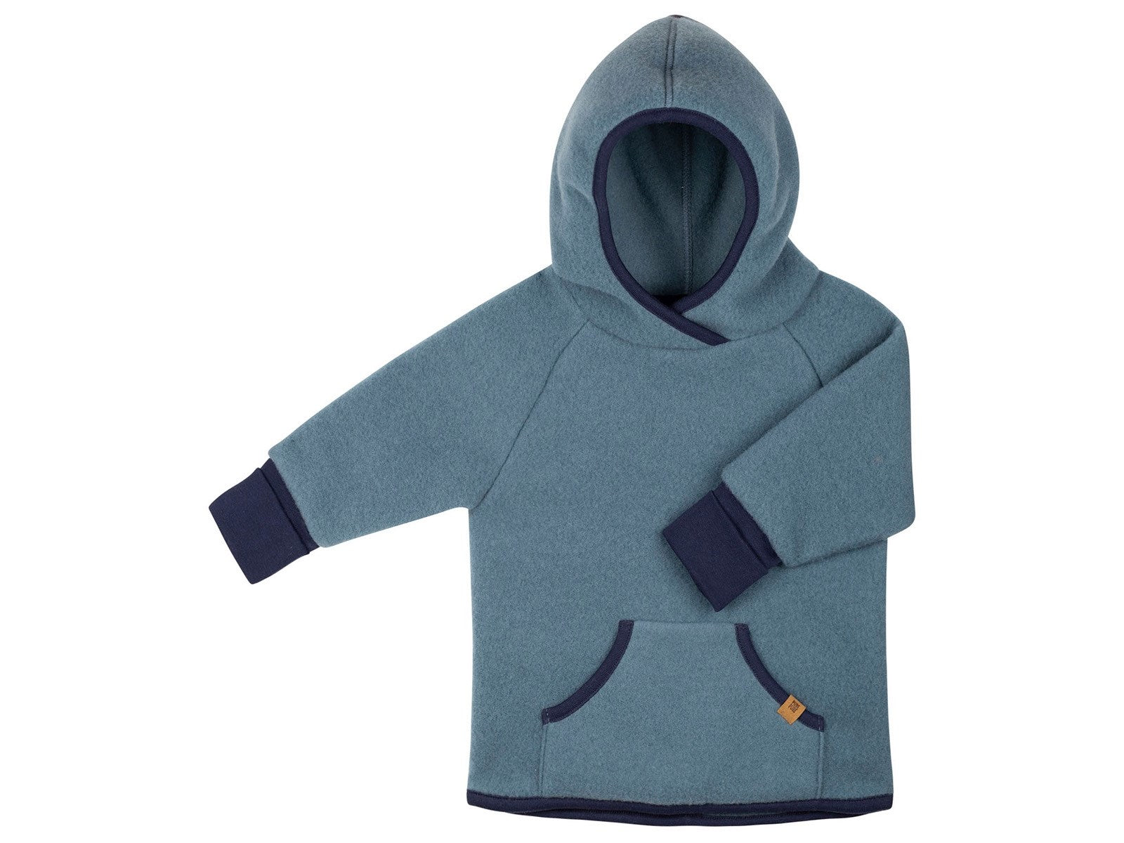 PurePure Hoodie Fleece - storm-blue - Familienbande