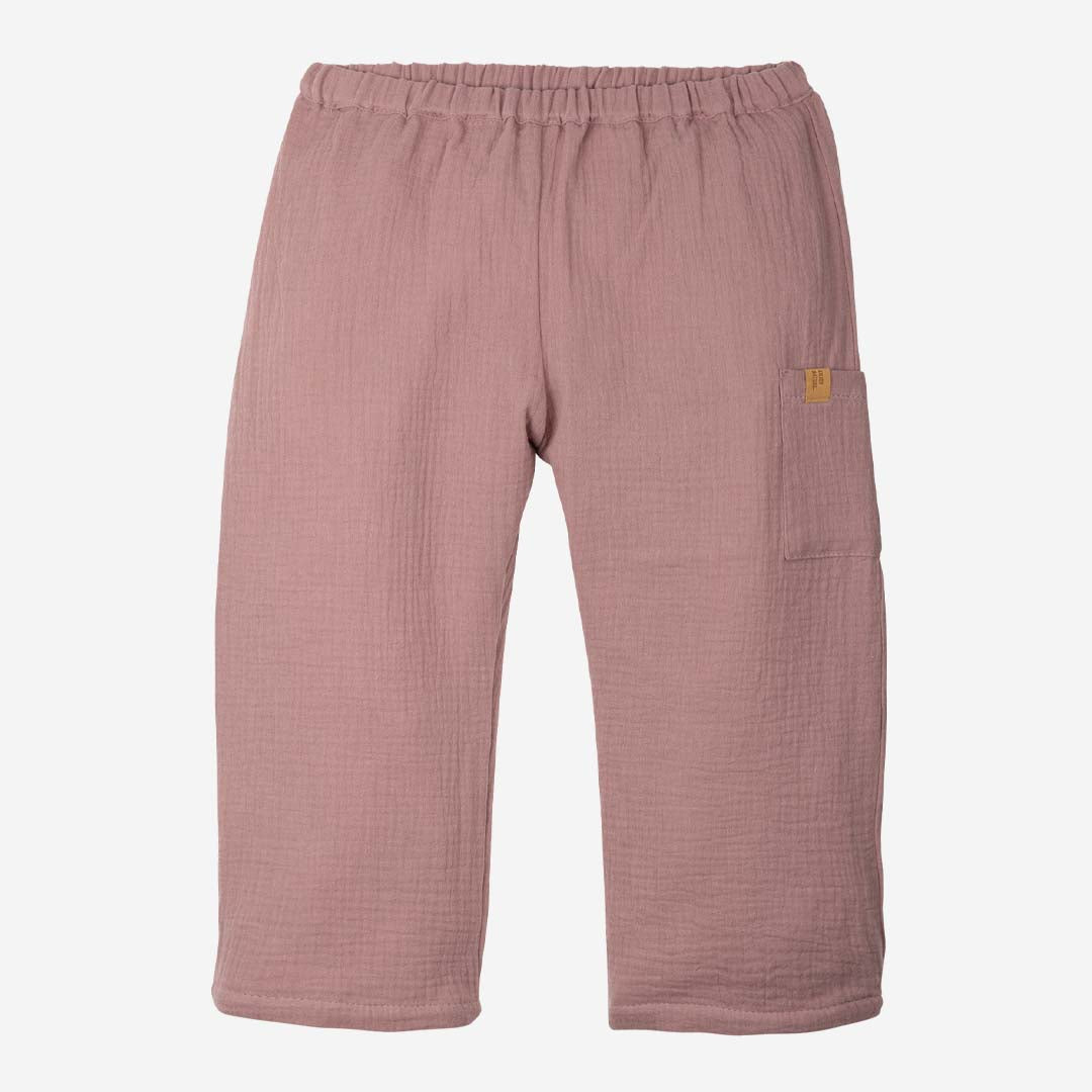 PurePure Hose lang Musselin - Pink Clay purepure
