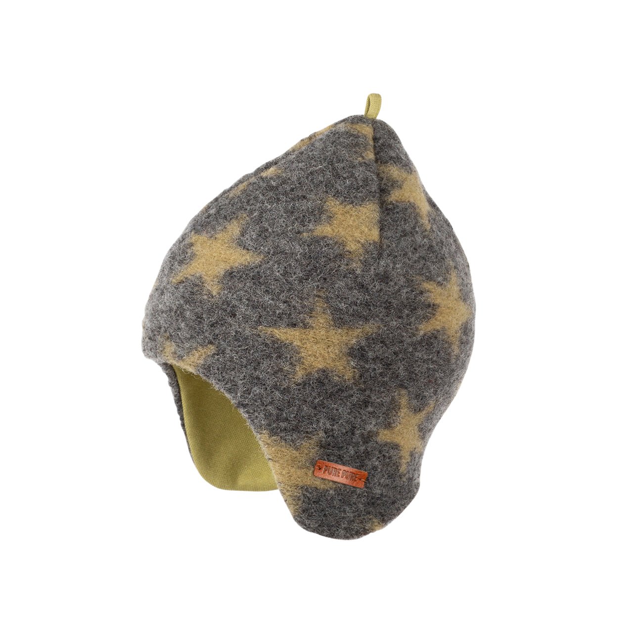 PurePure Inka Mütze Walk - grau/moos purepure