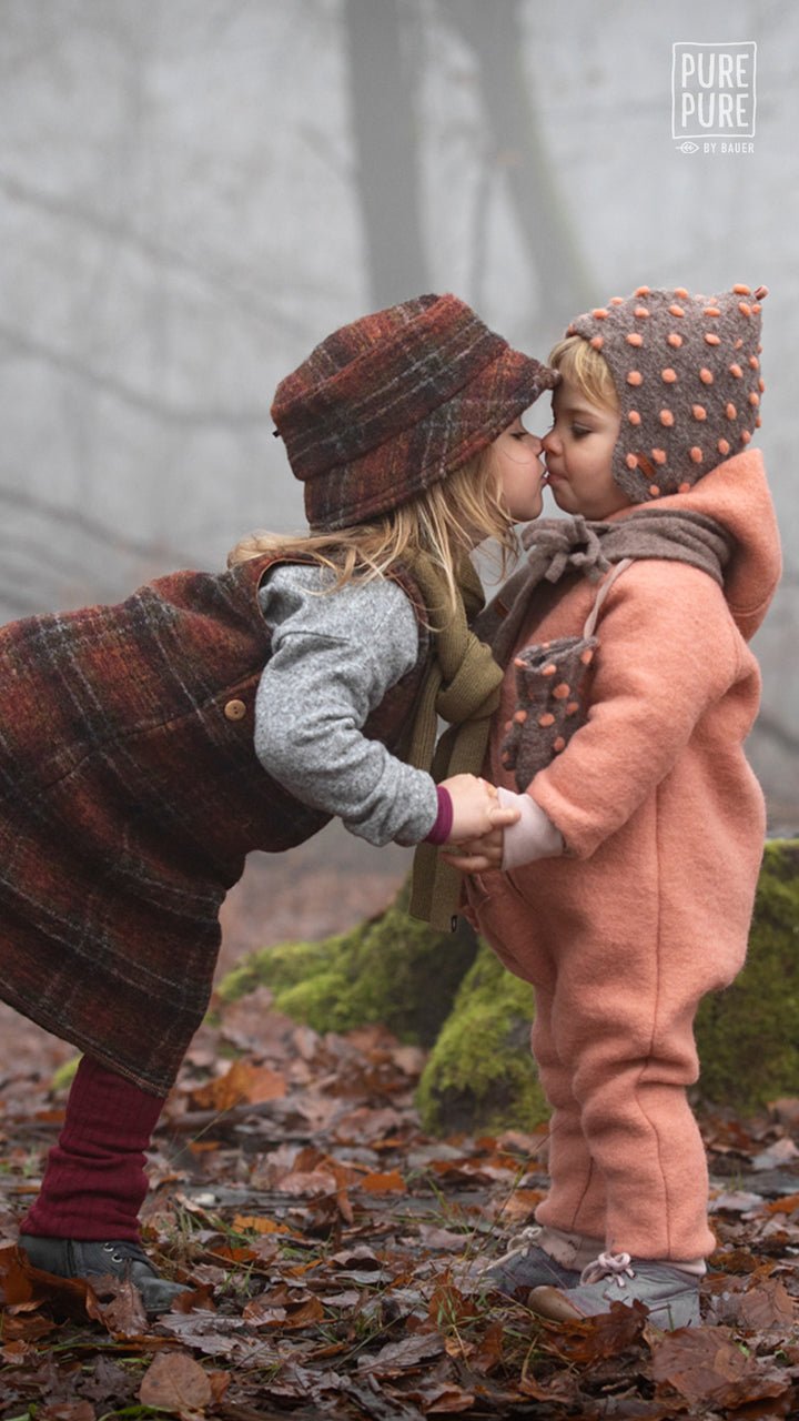 PurePure Inka Mütze Walk - grau/moos purepure