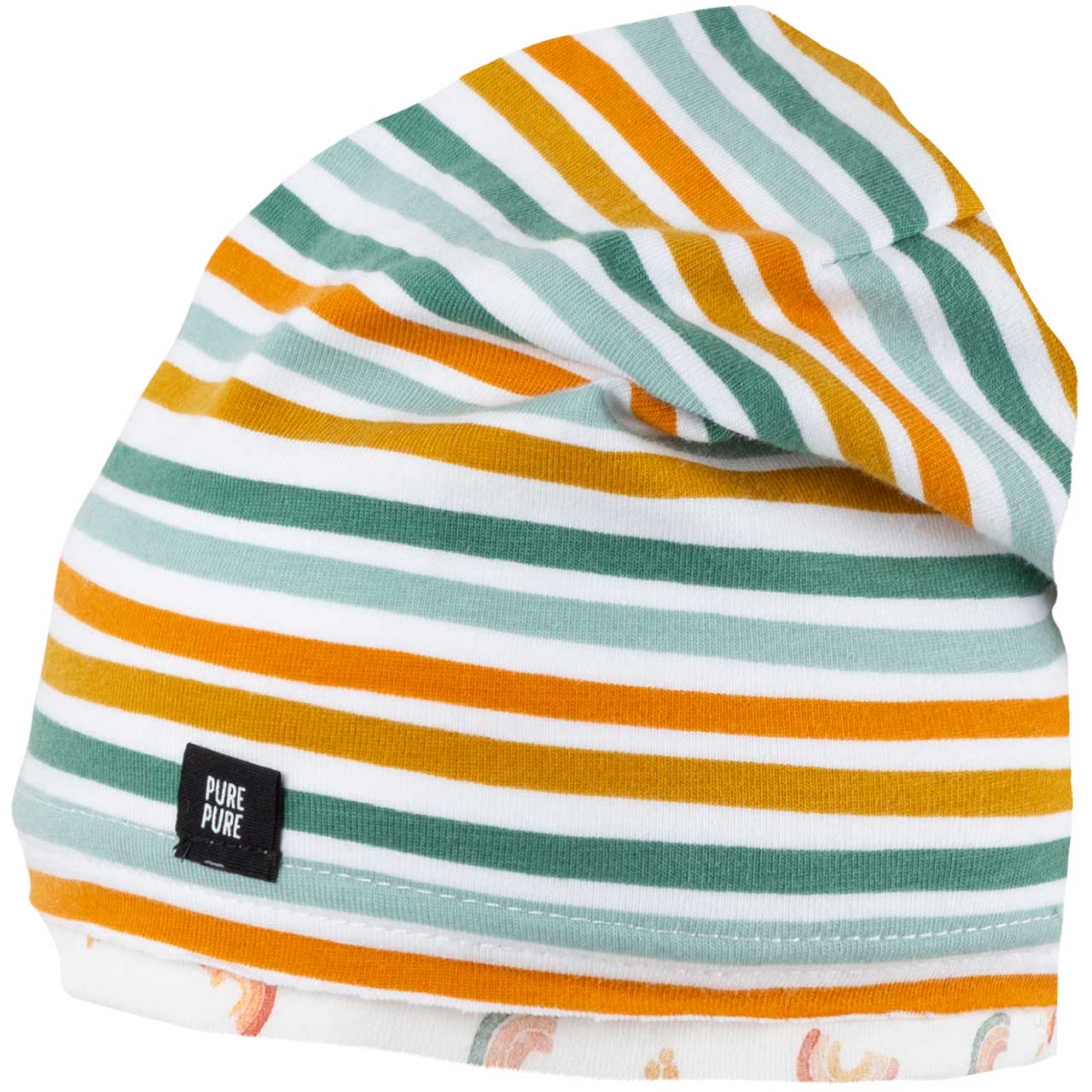 PurePure leichter Beanie - Streifen purepure
