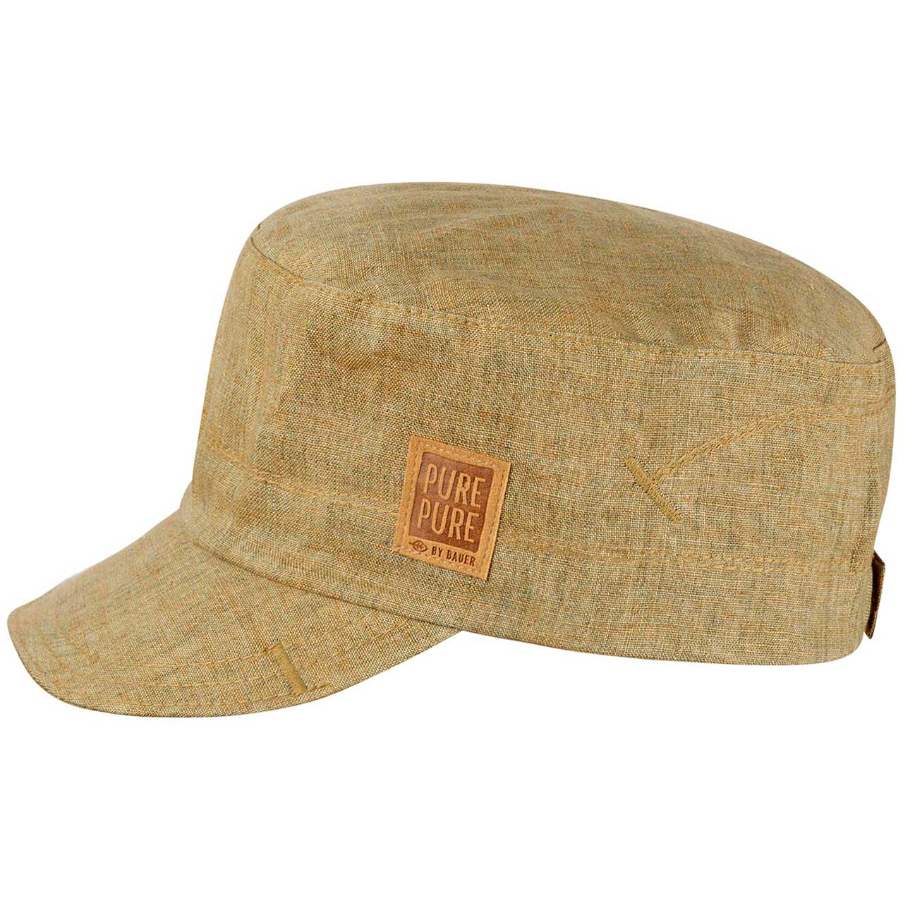 PurePure Schirmcap Leinen - Dry Grass purepure