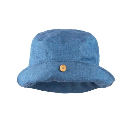 PurePure Schlapphut Leinen - blue purepure
