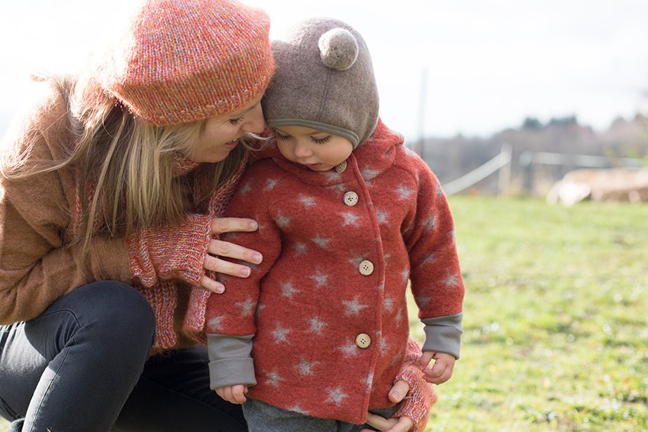 PurePure -Schlupfmütze mit Ohren - moos purepure