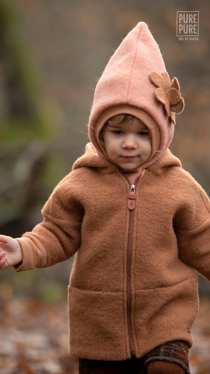 PurePure Schlupfmütze Stern - moos purepure