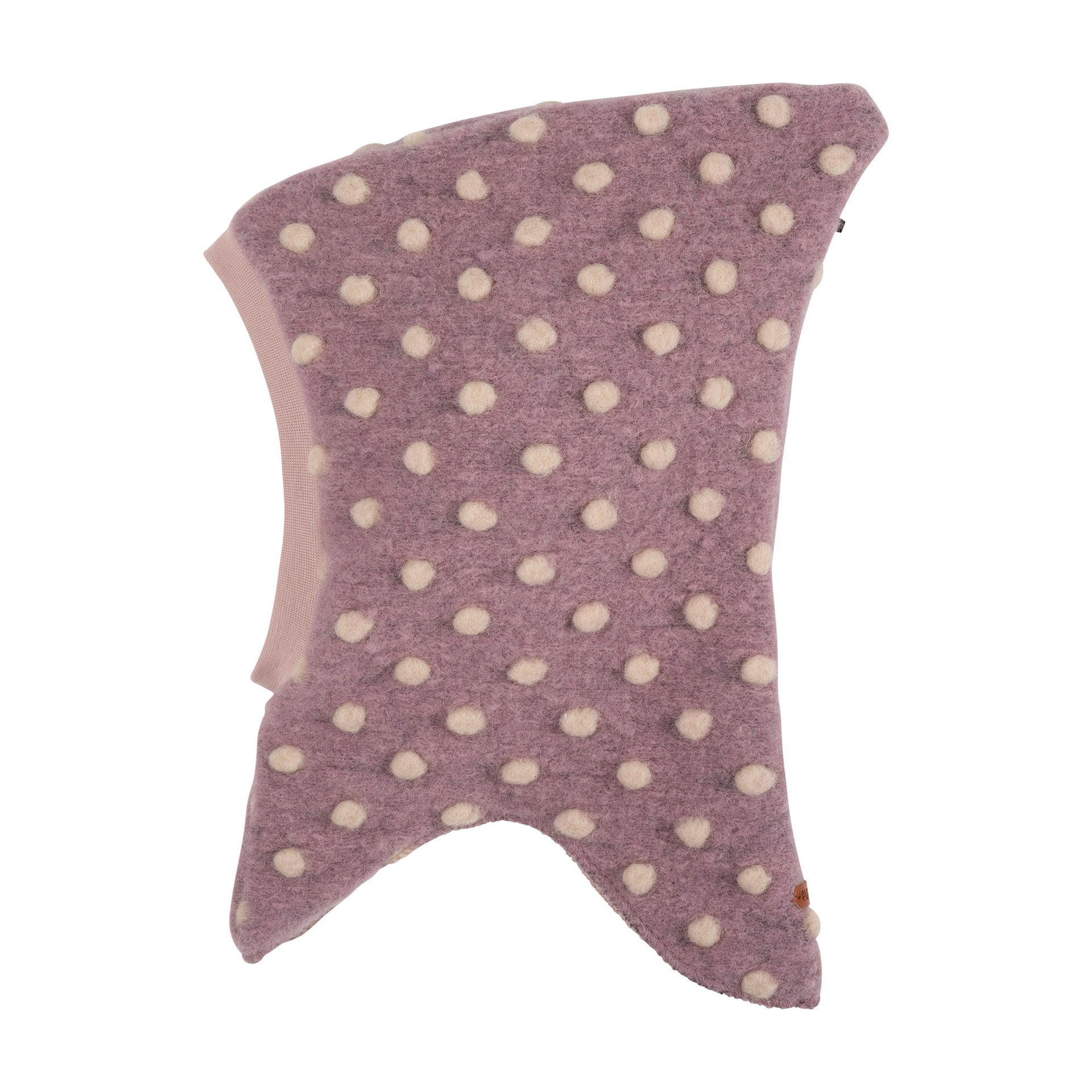 PurePure Schlupfmütze Wollwalk - mauve/cream purepure