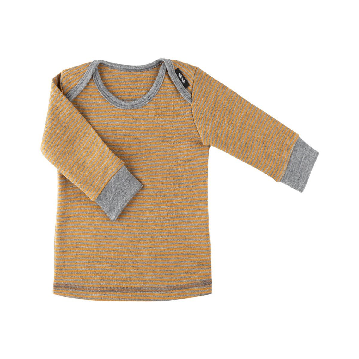PurePure Shirt langarm grau-bernstein - Familienbande