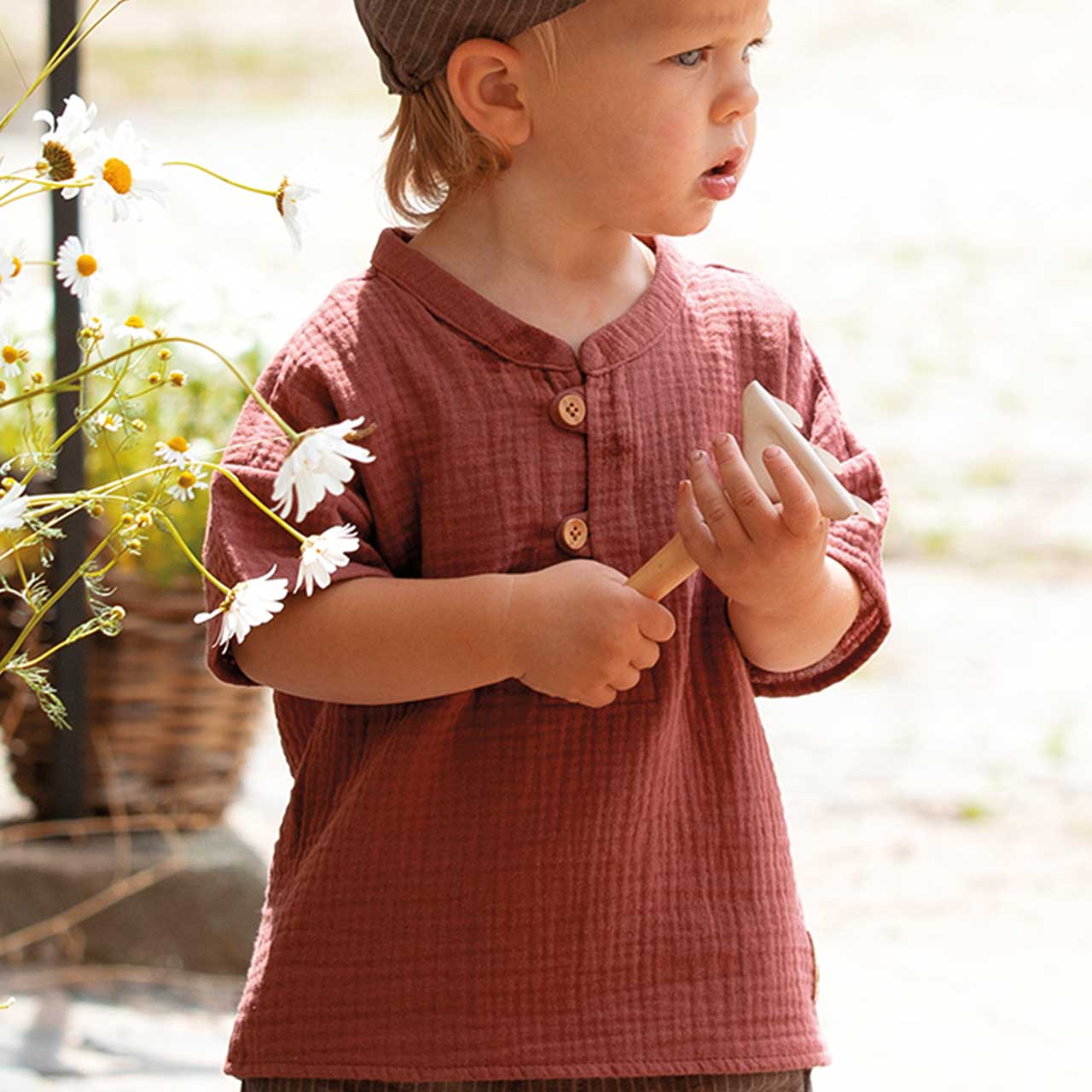 PurePure Shirt Musselin - Dill purepure