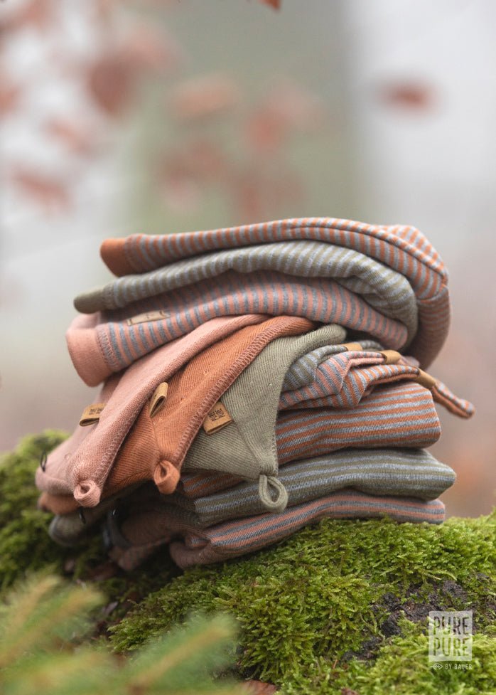 PurePure Wollfleece Babyjacke - Walnuss purepure