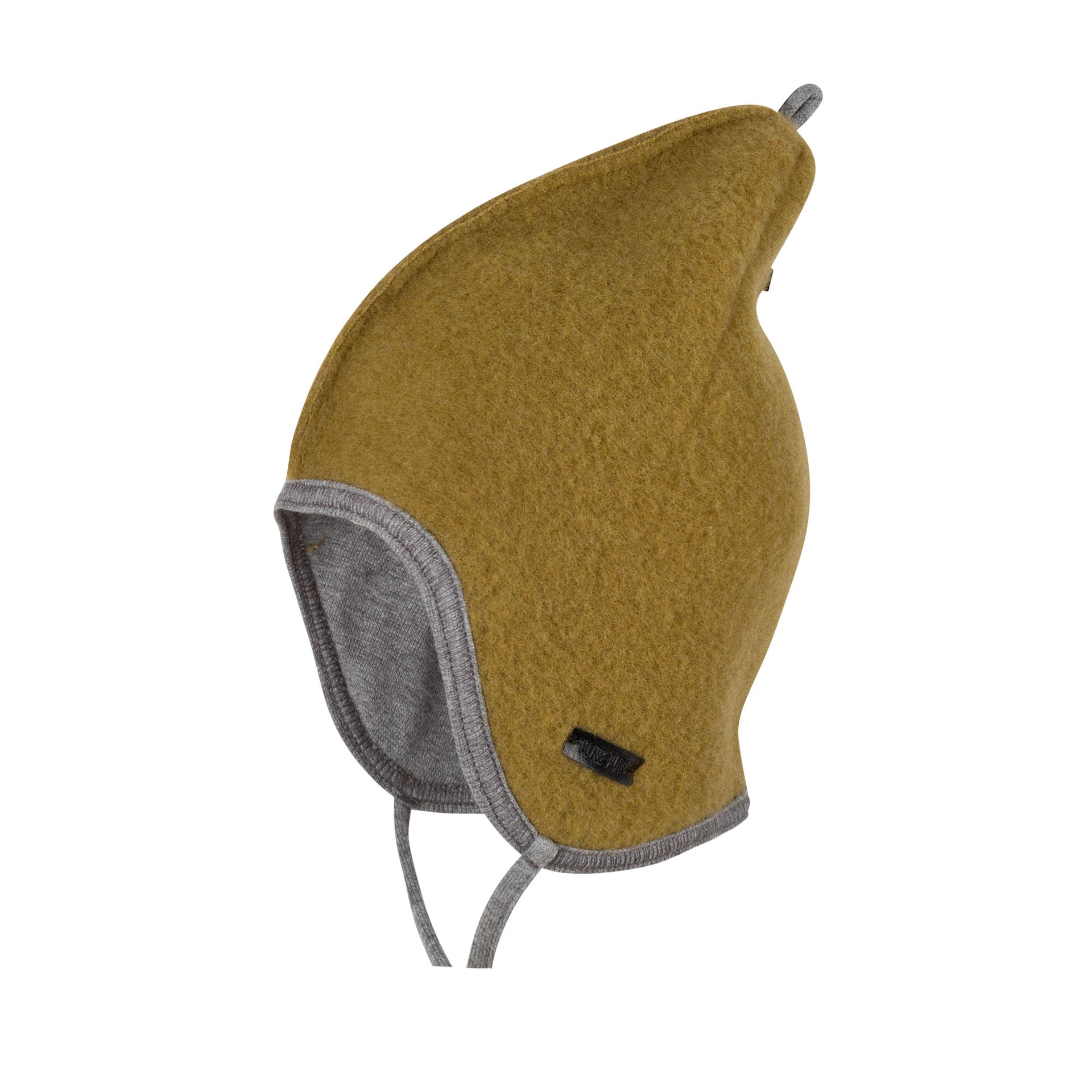 PurePure Zipfel-Binde Fleece Mütze - schilf purepure