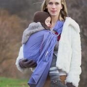 Ring Sling Storchenwiege Leo - flieder storchenwiege