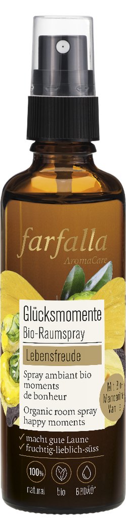 Farfalla Glücksmomente Bio-Raumspray "Lebensfreude" 75ml - Familienbande - farfalla