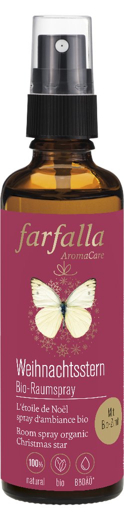 Farfalla Weihnachtsstern Bio-Raumspray 75ml Farfalla
