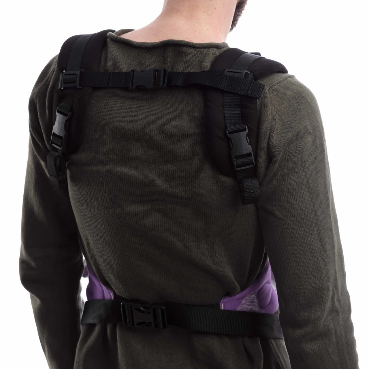 Schmusewolke Fullbuckle Heartline violet Shine Schmusewolke