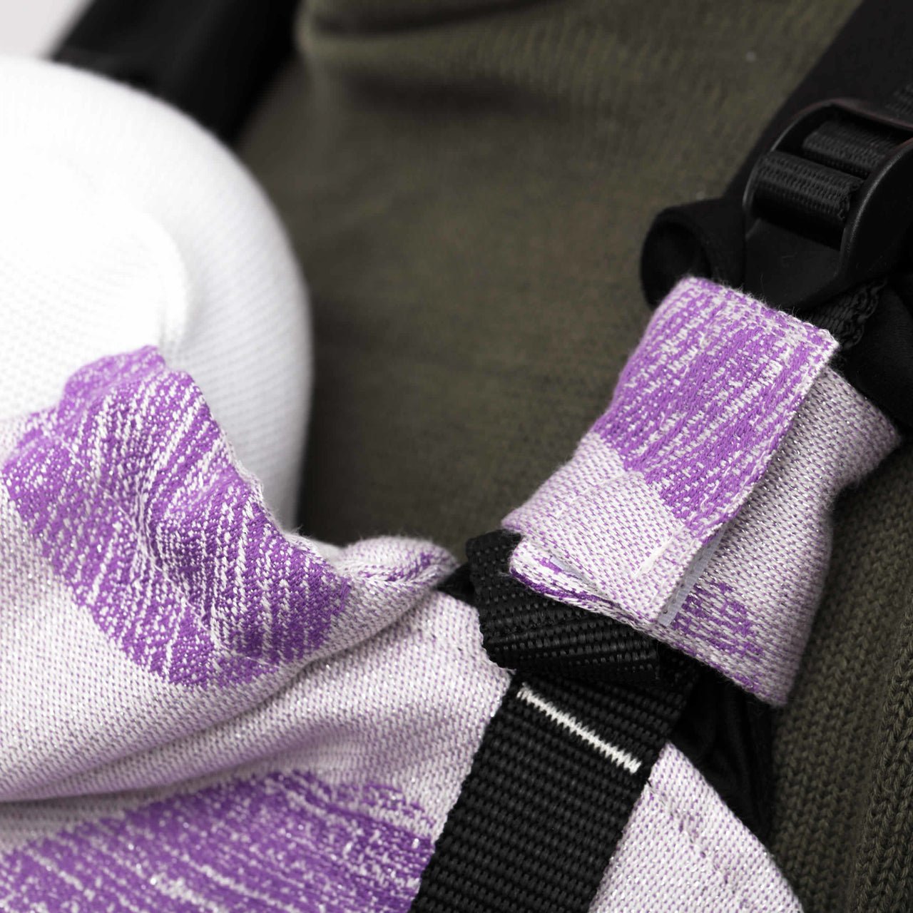 Schmusewolke Fullbuckle Heartline violet Shine Schmusewolke