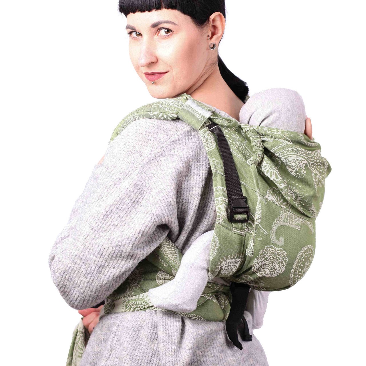 Schmusewolke Halfbuckle Caribbean Olivine - Familienbande