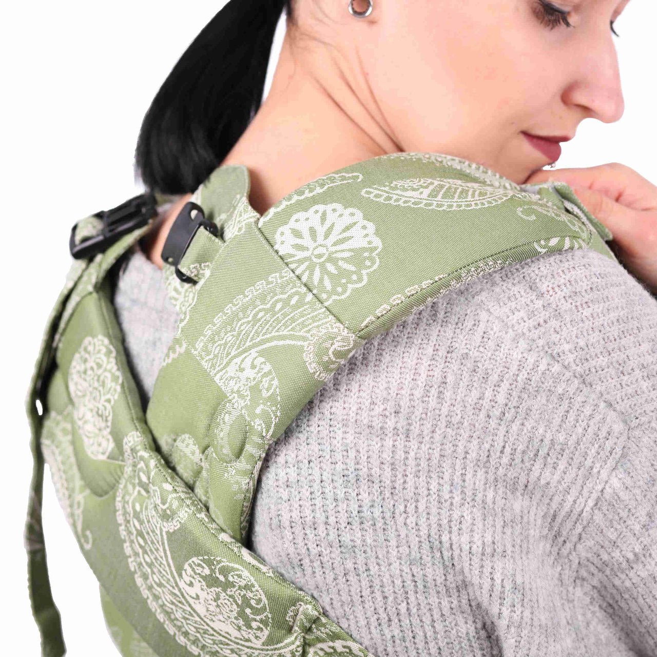 Schmusewolke Halfbuckle Caribbean Olivine - Familienbande