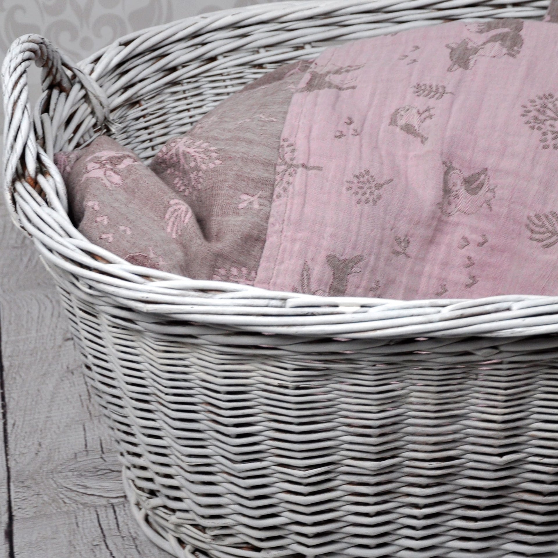 Schmusewolke Musselindecke 200x150cm - Wild rosa Schmusewolke