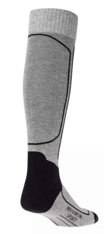 Alpaka Ski und Reitsocken - blau-grau Apu Kuntur