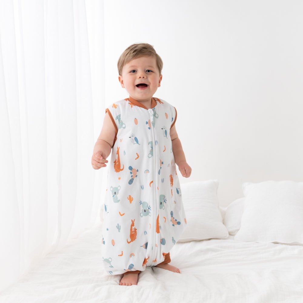 Schlummersack 1.0 Tog mit Umschlagmöglichkeit bei Füssen - Känguru Slumbersac