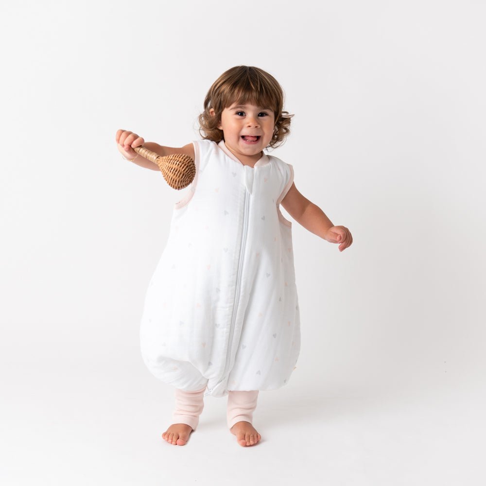 Schlummersack 2.5 Tog mit Umschlagmöglichkeit bei Füssen - Herzen Familienbande