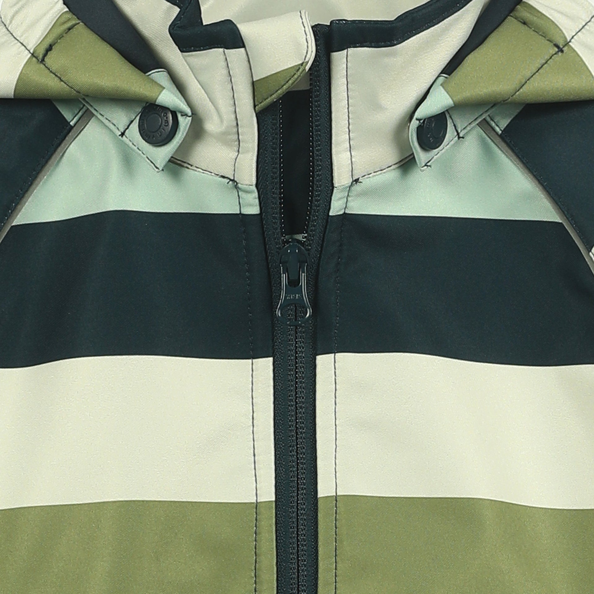 Softshelljacke - Blockstreifen grün Minymo