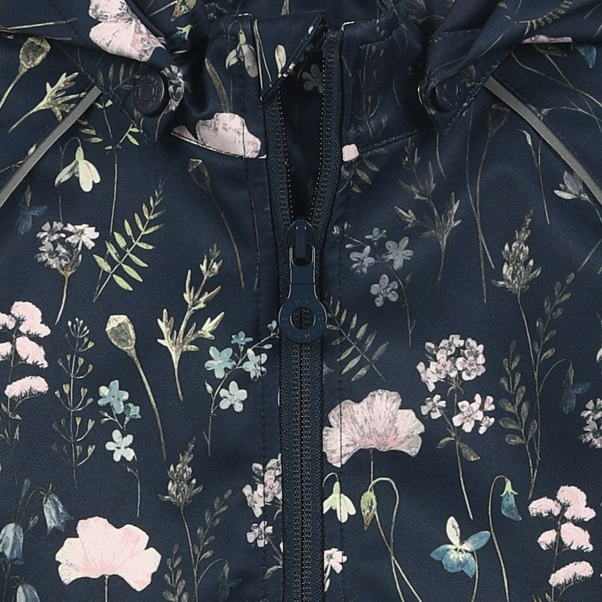 Softshelljacke - Blumen blau Minymo