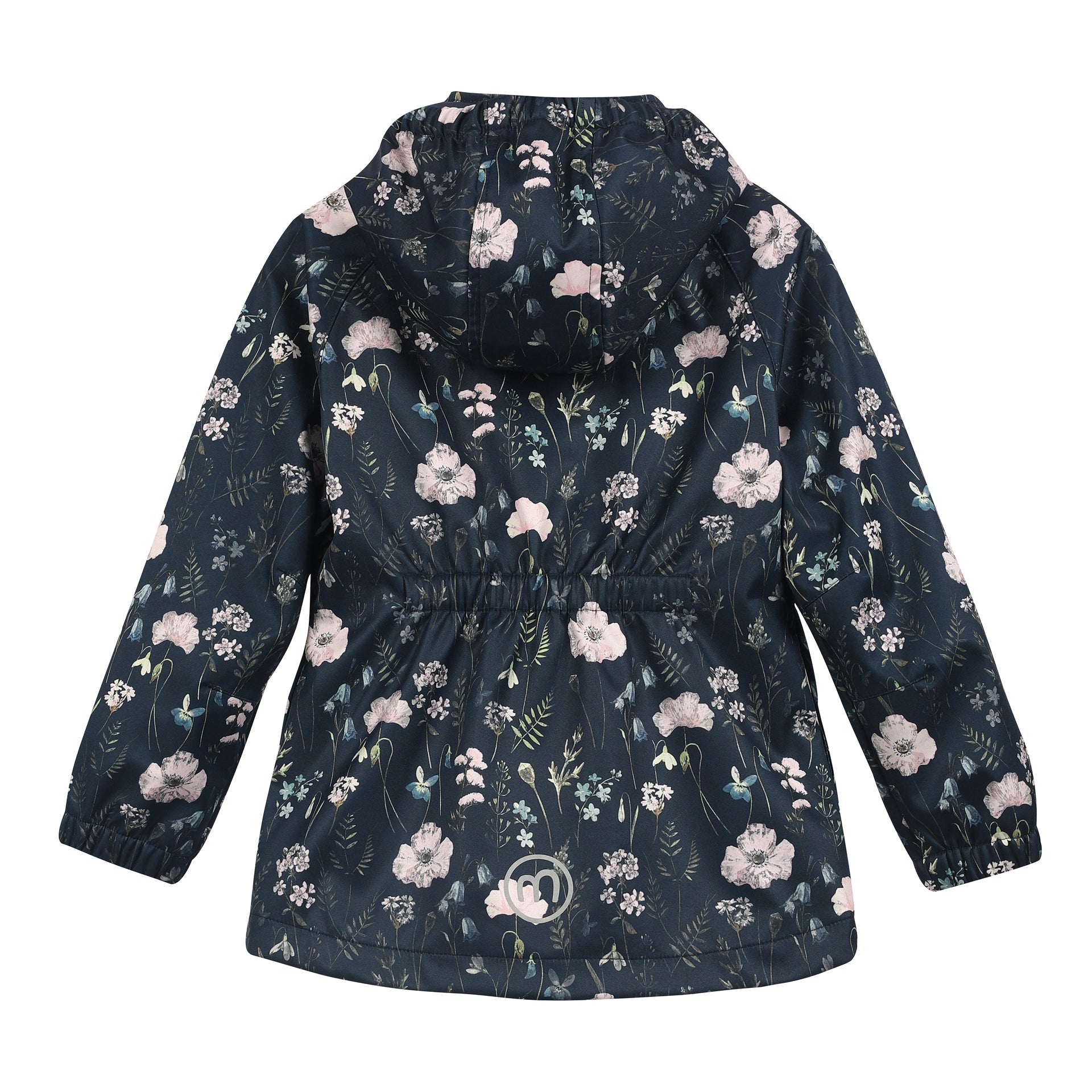 Softshelljacke - Blumen blau Minymo