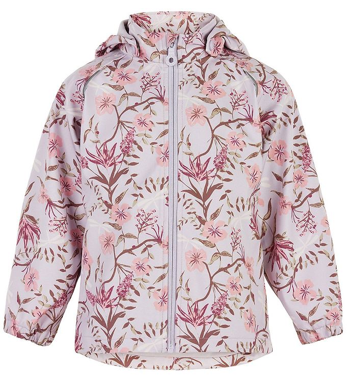 Softshelljacke - Lila Blumen Minymo