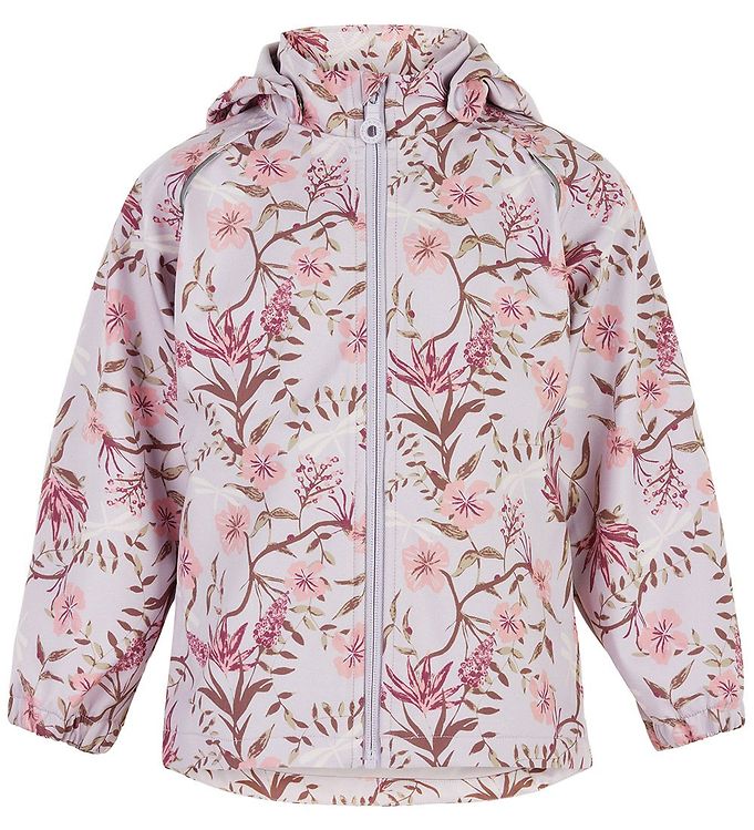 Softshelljacke - Lila Blumen - Familienbande