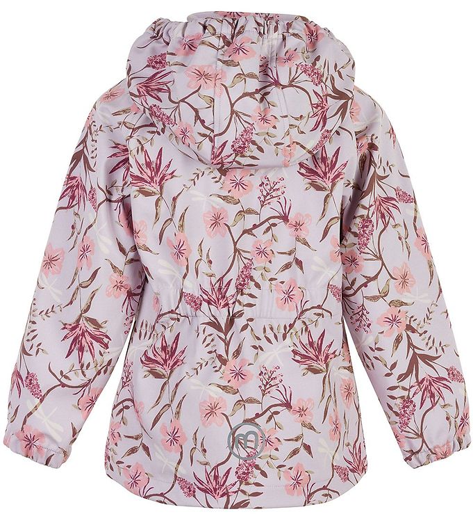 Softshelljacke - Lila Blumen Minymo