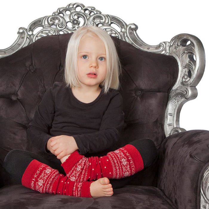 Stulpen aus Kaschmir/Merino Wolle uni gold Hoppediz