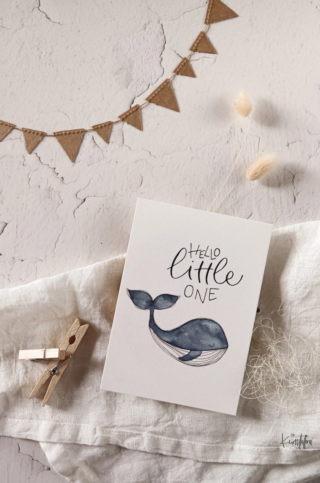 "Hello little One" Karte die kunstletterei