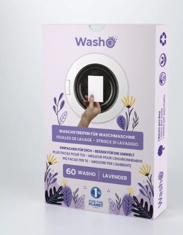 Washo Waschstreifen "Lavender"- 60 Stück washo