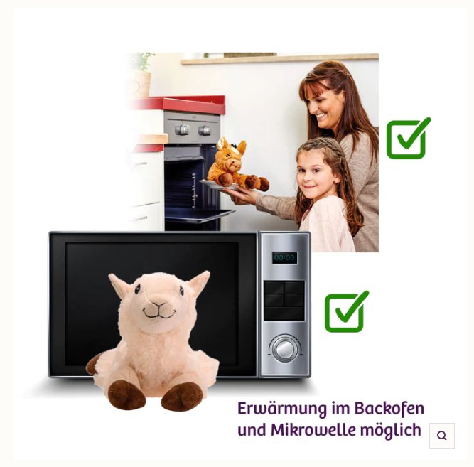 Welliebellies Wärmekuscheltier Löwe klein Welliebellies