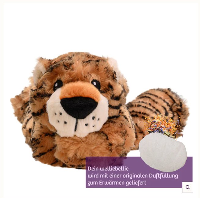 Welliebellies Wärmekuscheltier Tiger gross Welliebellies