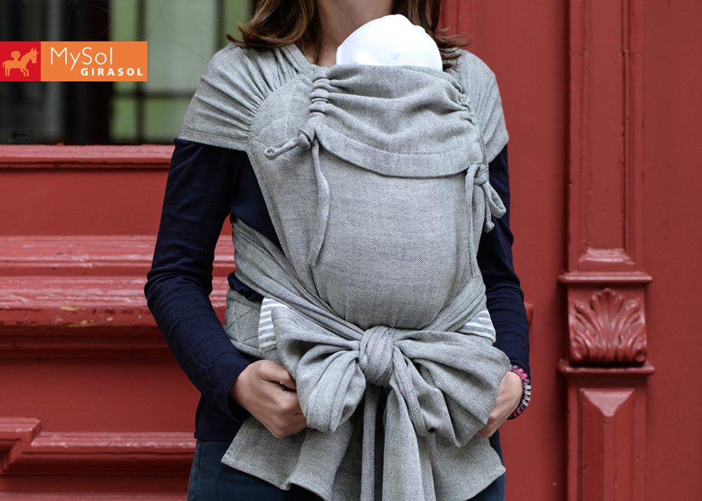 WrapMySol Tulum - Trage mit Schnallenhüftgurt Girasol