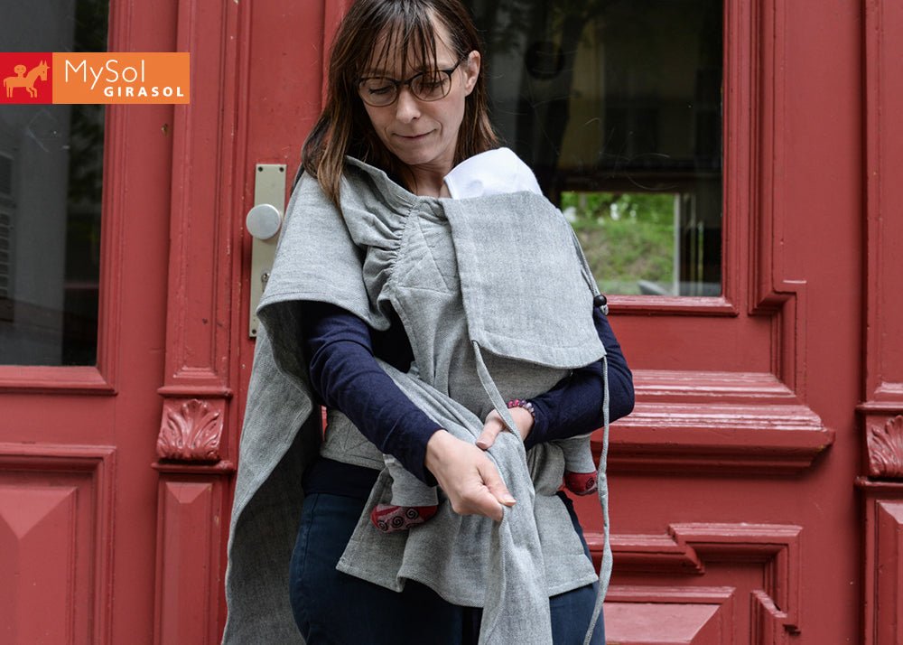 WrapMySol Tulum - Trage mit Schnallenhüftgurt Girasol